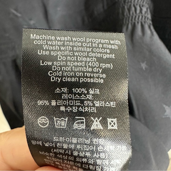 ZADIG & VOLTAIRE Riche Jac Deluxe Star Jupiter Silk Cocktail Black Lace Dress - Picture 8 of 9